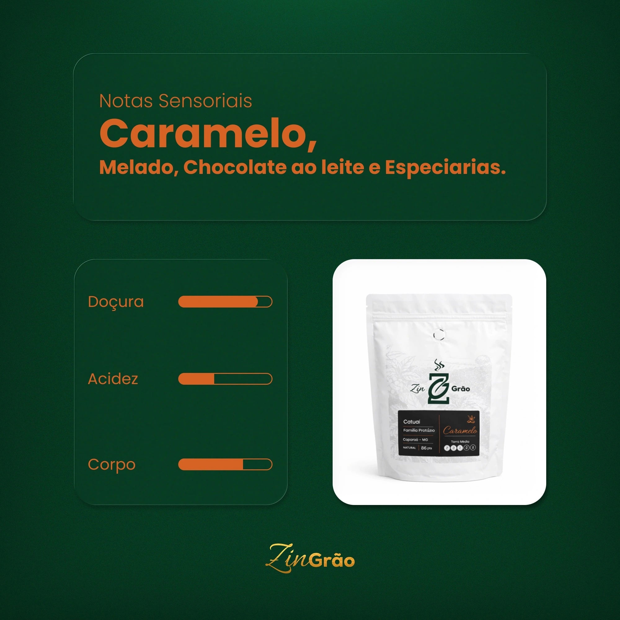 Café Especial Caramelo Família Protásio
