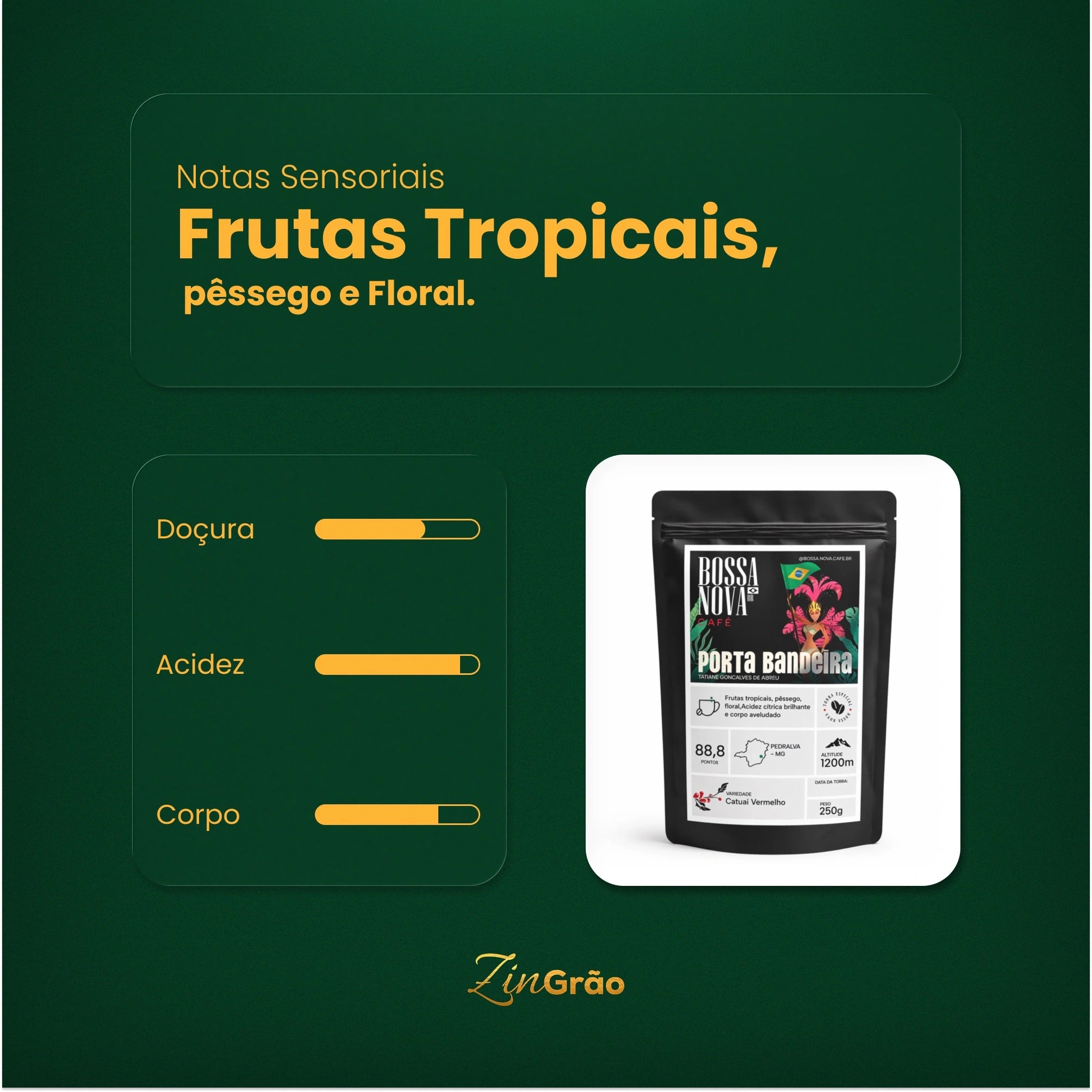 Café Bossa Nova Porta Bandeira 250g