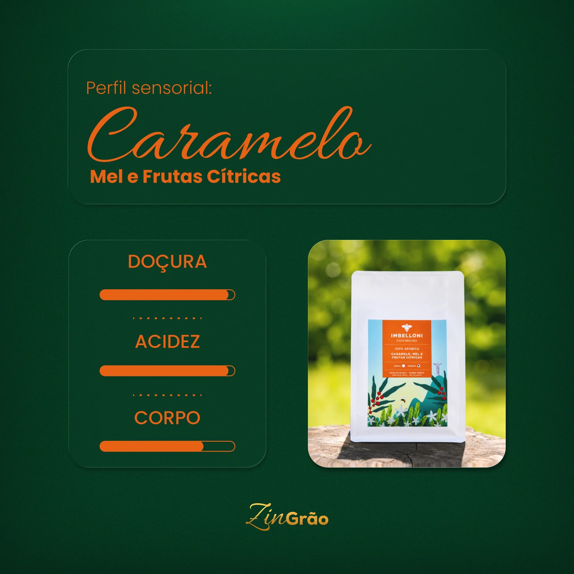 Café Especial Imbelloni Caramelo