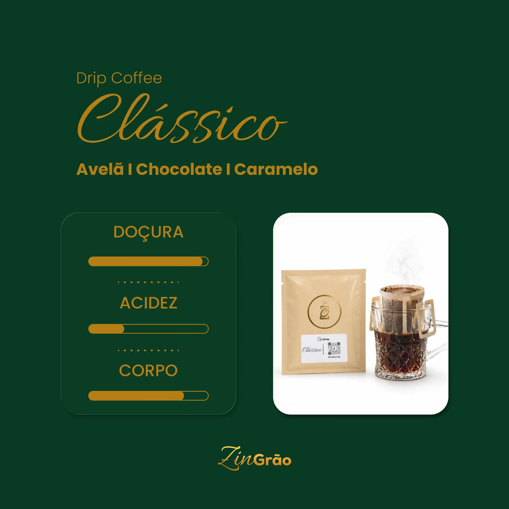 Drip Coffee Clássico Avelã
