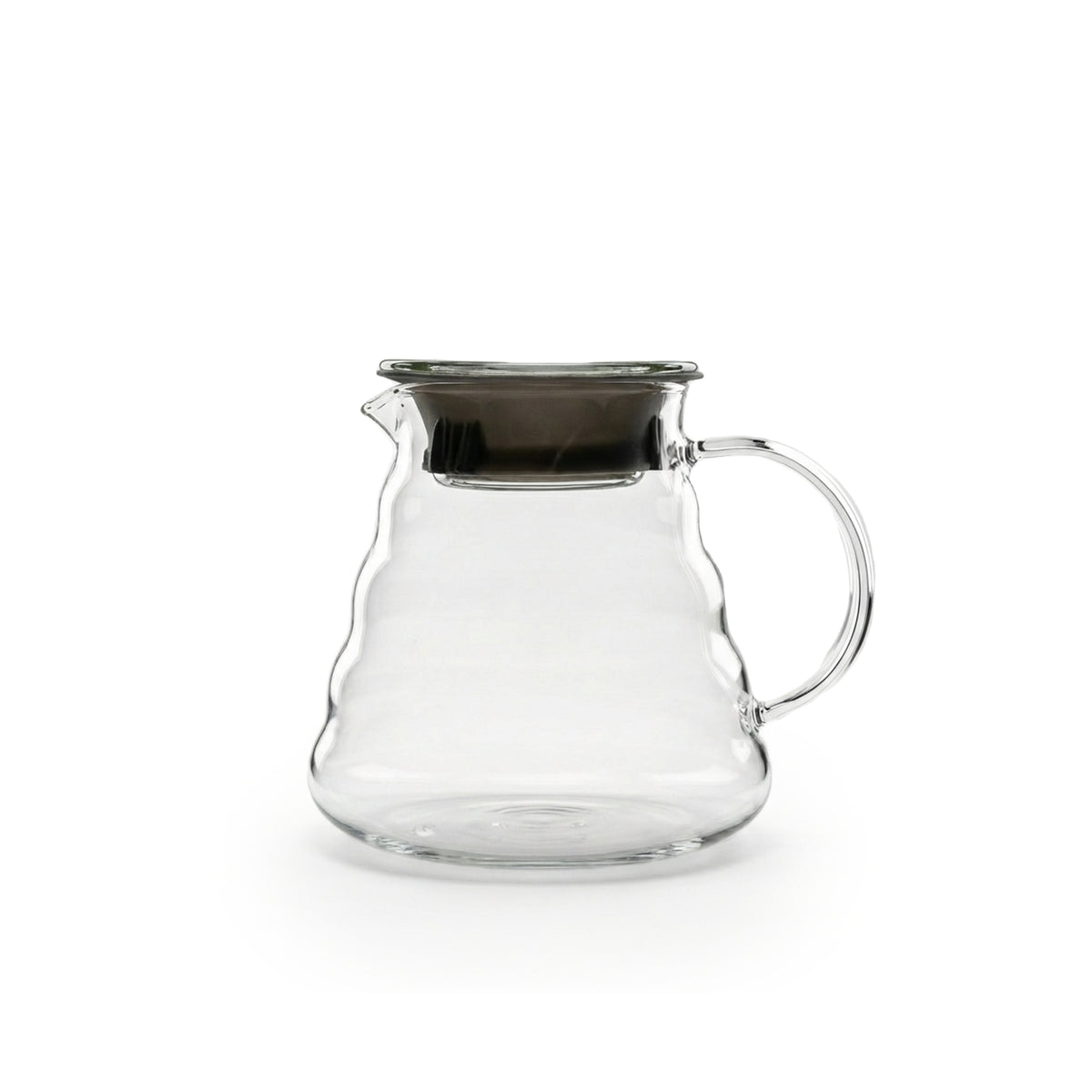 Jarra de vidro de 500ml para café coado, com alça e bico de servir, compatível com suporte V60